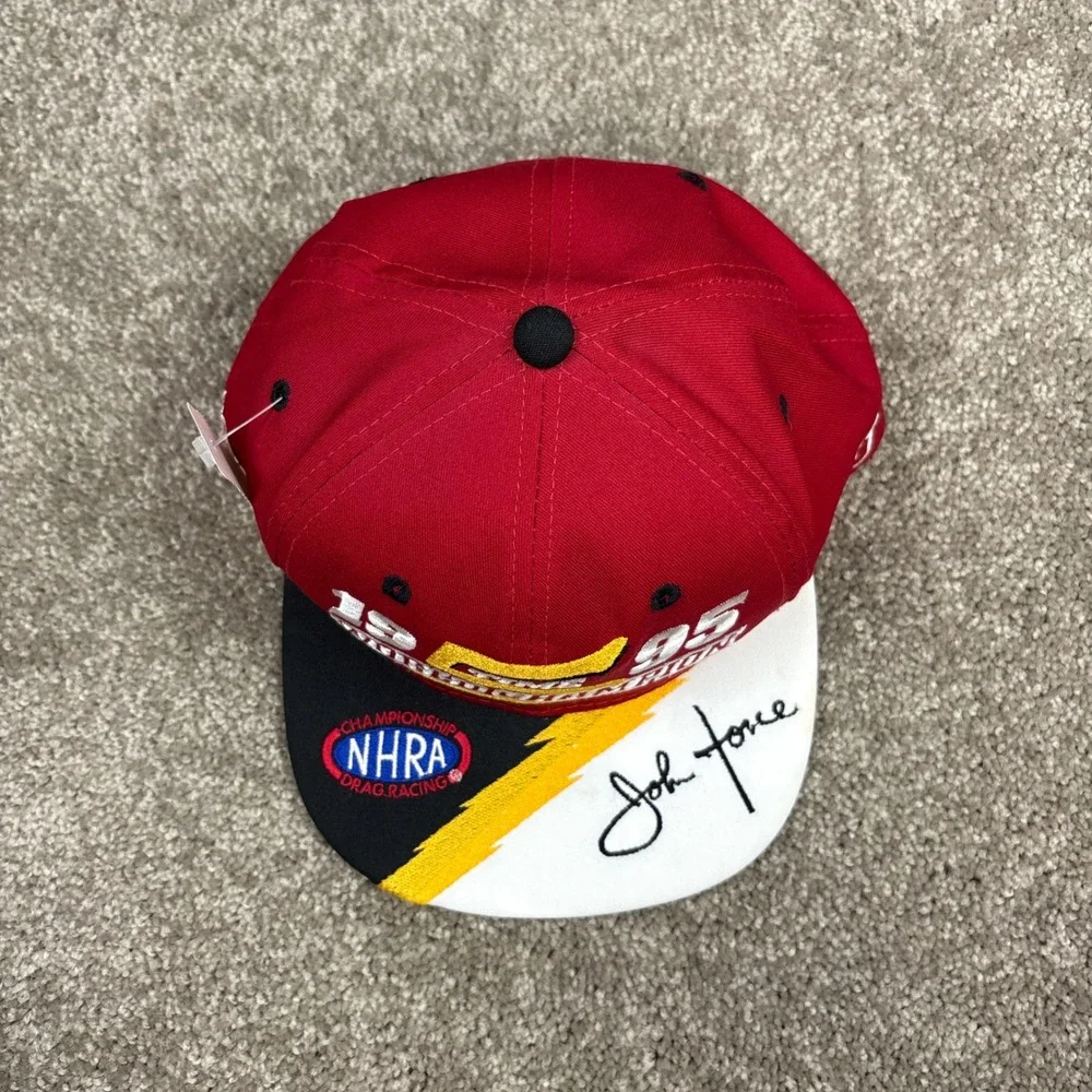 Vintage 1995 John‎ Force NHRA Racing 5 Time World Champion Snapback Cap NWT